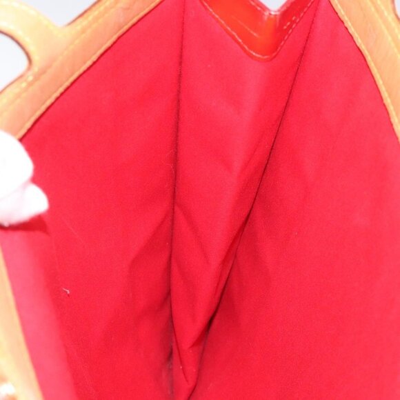 LOUIS VUITTON Monogram Vernis Stanton Tote Bag Red - Picture 14 of 16